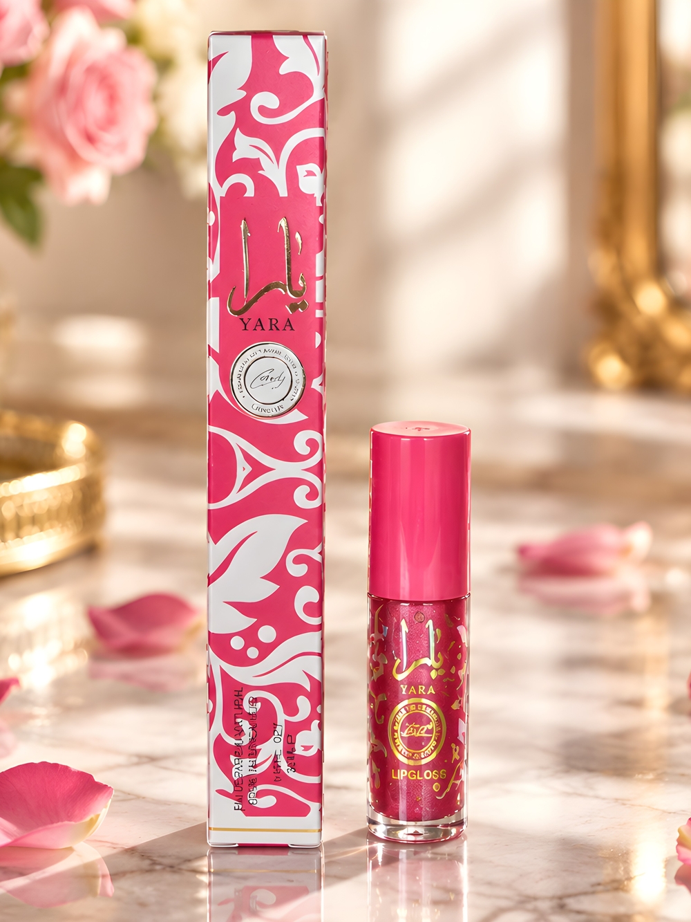Yara Pink Lip Gloss – Hydrating Bright Pink Shine